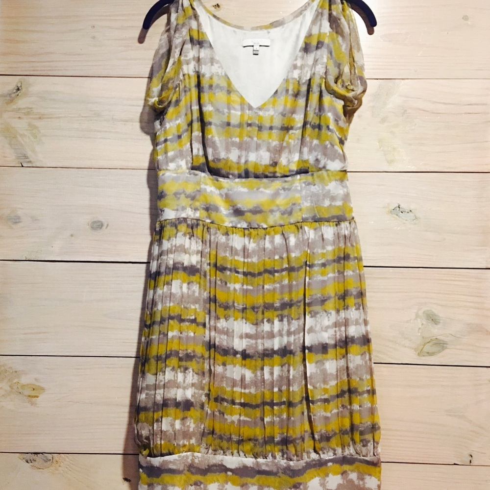 Adam 100% silk chiffon dress
