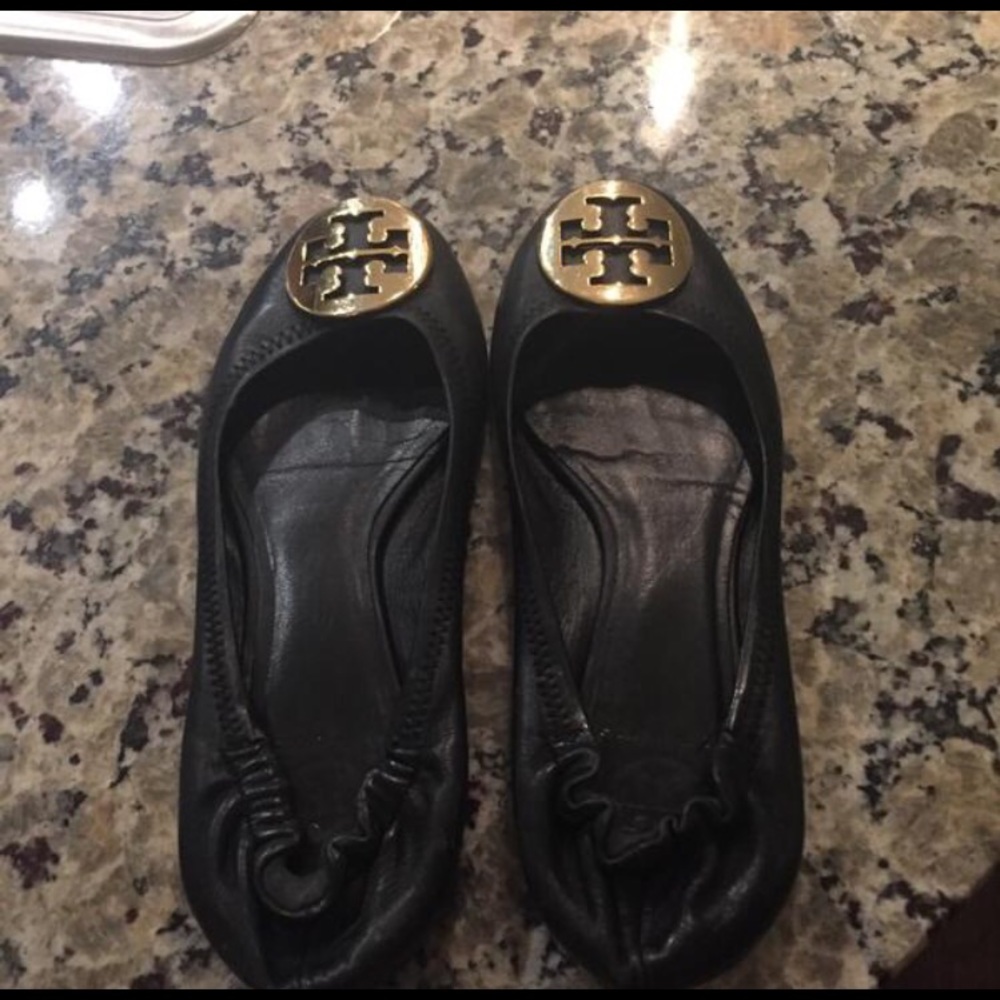 Black Tory Burch Flats
