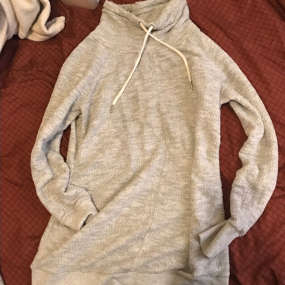 Grey maternity sweater