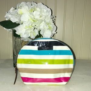 Kate Spade St Elmo Stripe Keri Cosmetic Bag