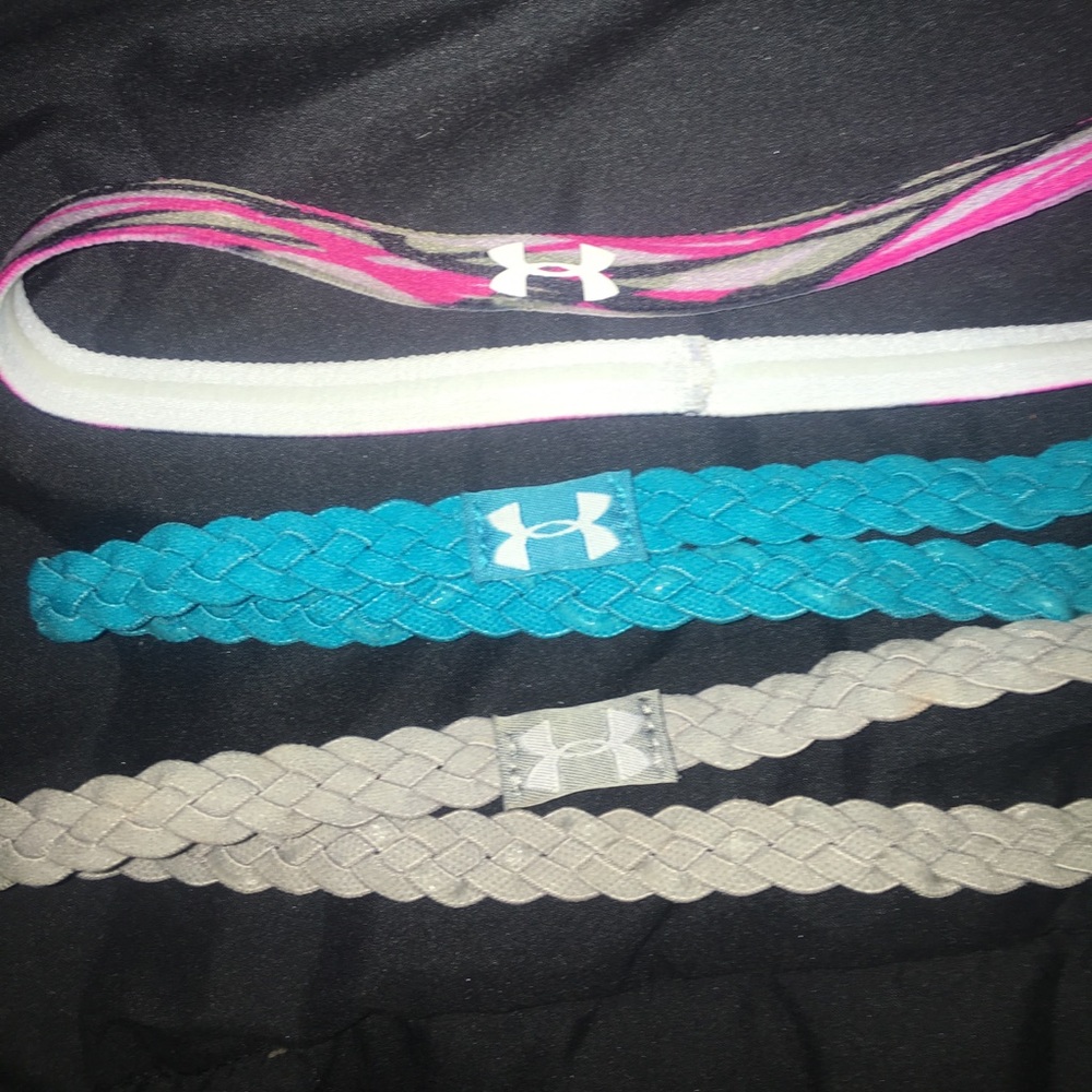 3 NEVER WORN UNDER ARMOR HEADBANDS