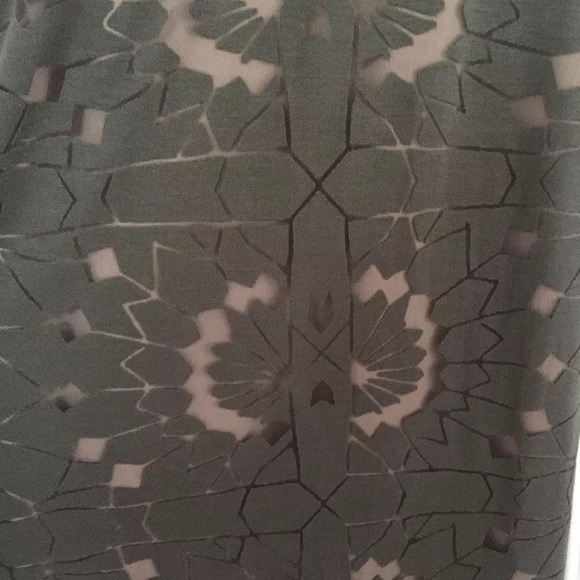 Bar III olive green Maxi burnout illusion - Picture 4 of 6