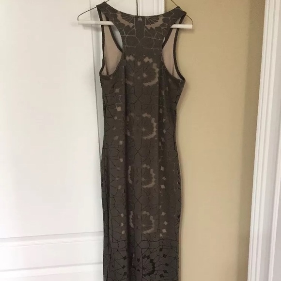Bar III olive green Maxi burnout illusion - Picture 5 of 6