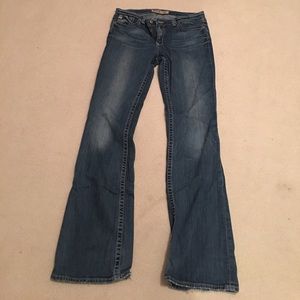 Big Star women's jeans size 33XXL. Inseam is 37".