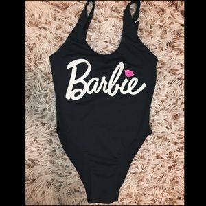 One piece "Barbie" bathing suit