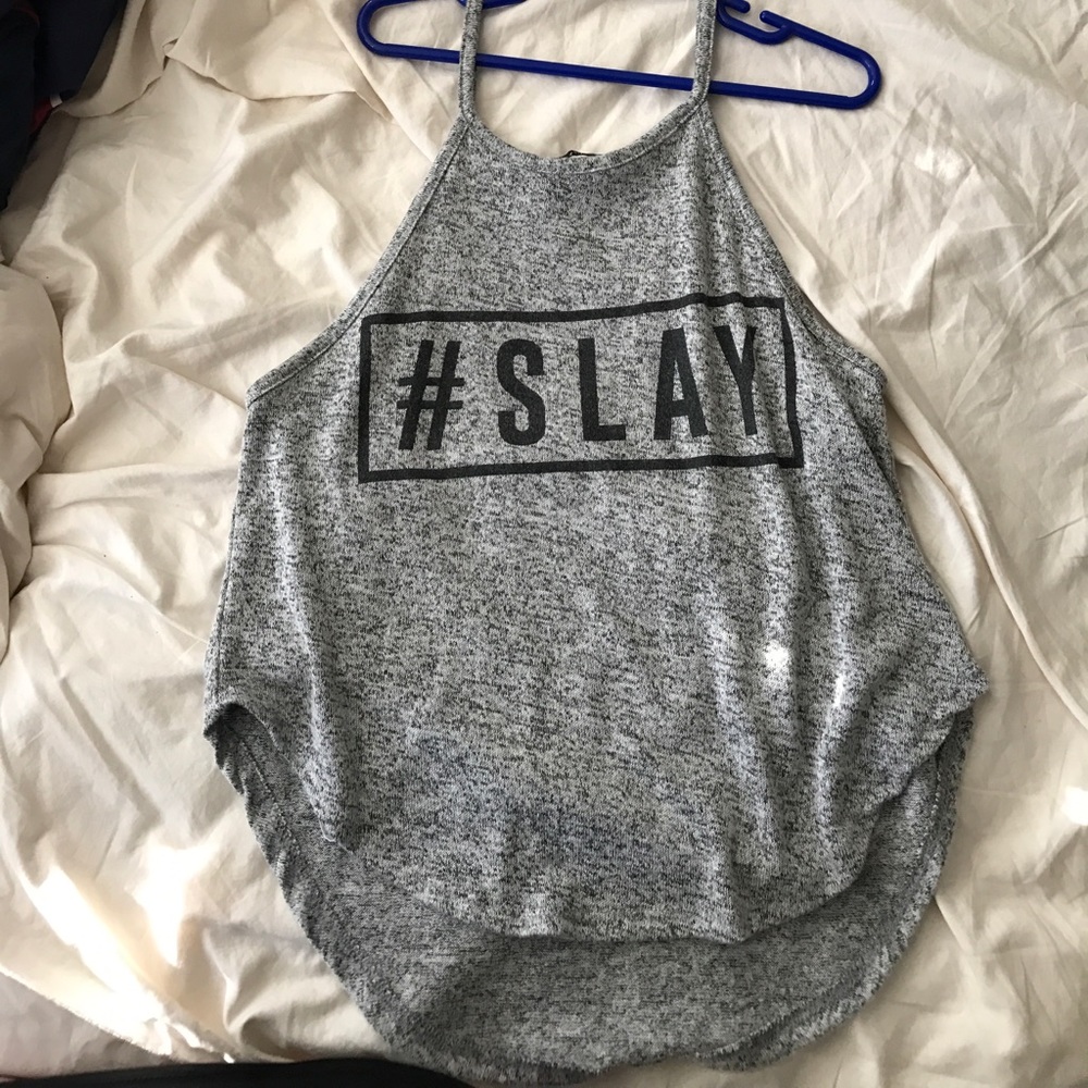 Gray "Slay" Papaya t-shirt