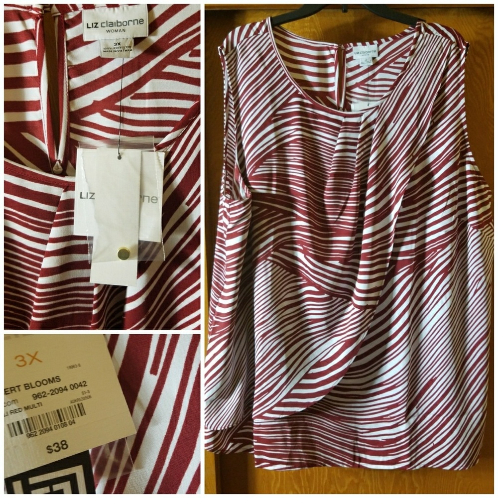 Liz Clairborne Sleeveless Blouse