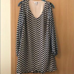 Mini chevron dress