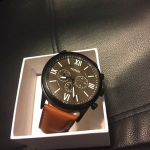 Fossil brand new leather watch