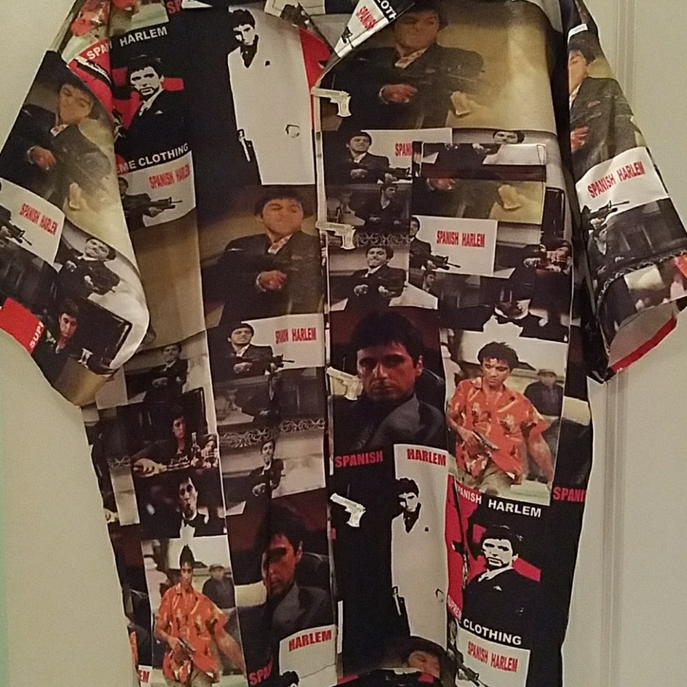Spanish harlem Supreme clothing shirt Serial Kille