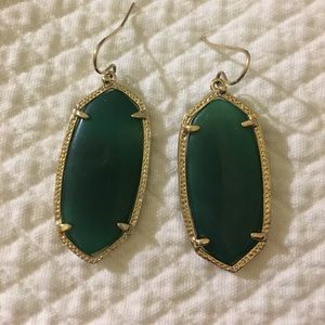 Kendra Scott green earrings