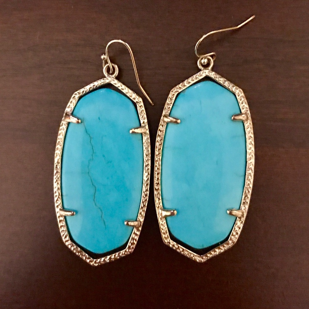 Kendra Scott Turquoise Danielle Earrings
