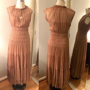 Sweet Rebecca Taylor bohemian silk dress xs sz 0
