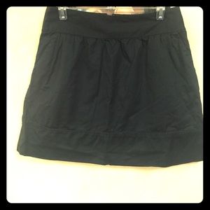 Black LOFT circle skirt