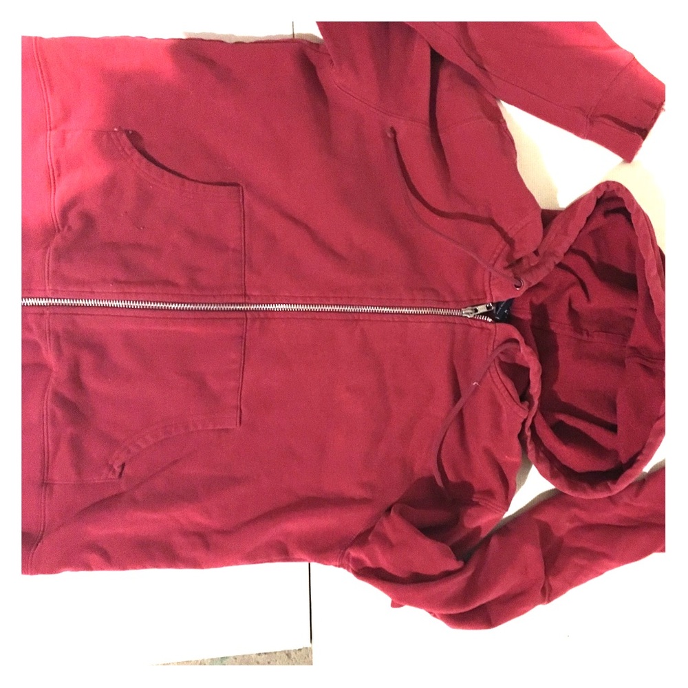 Pink gap vintage zip up hoodie