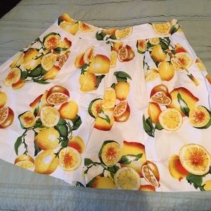 Banana republic lemon skirt