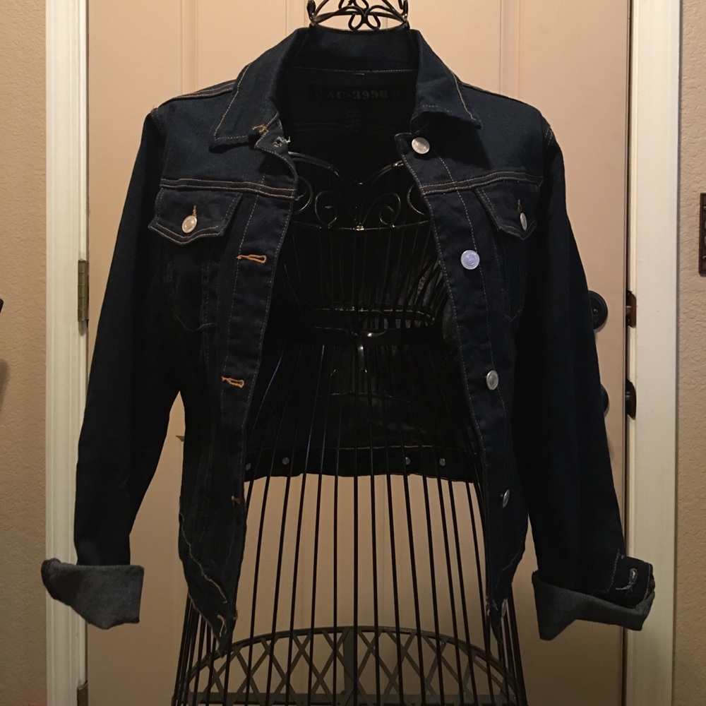 Authentic AC-3998 sz medium jean stylish jacket