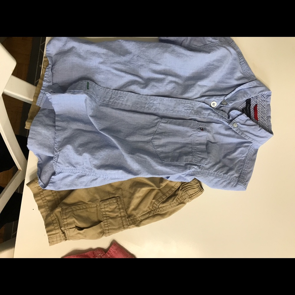Nautica button up with shorts