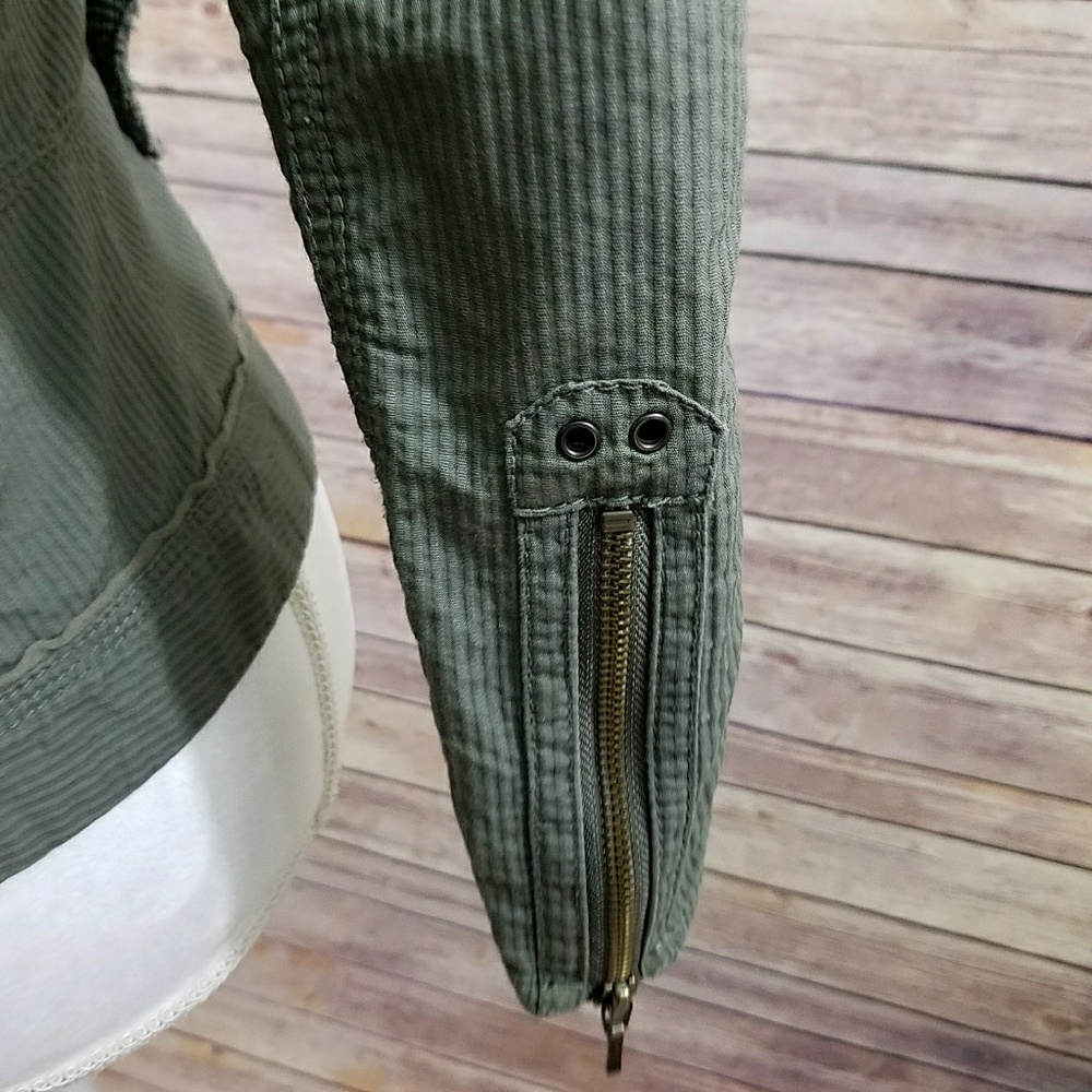 SANDWICH Womens Green Cotton Jacket Size 4 - Picture 4 of 7