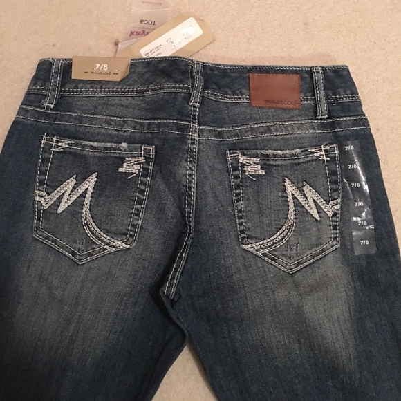 NWT women's Maurice's brand jeans size 7/8 x-long - Picture 5 of 5