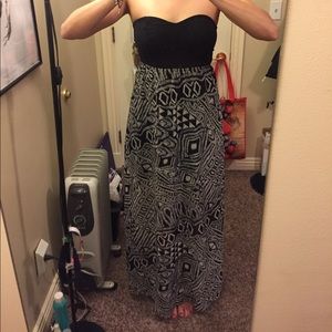 Tube top maxi dress