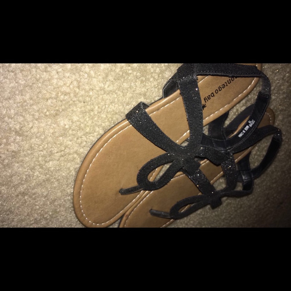 black sandals from montego bay club