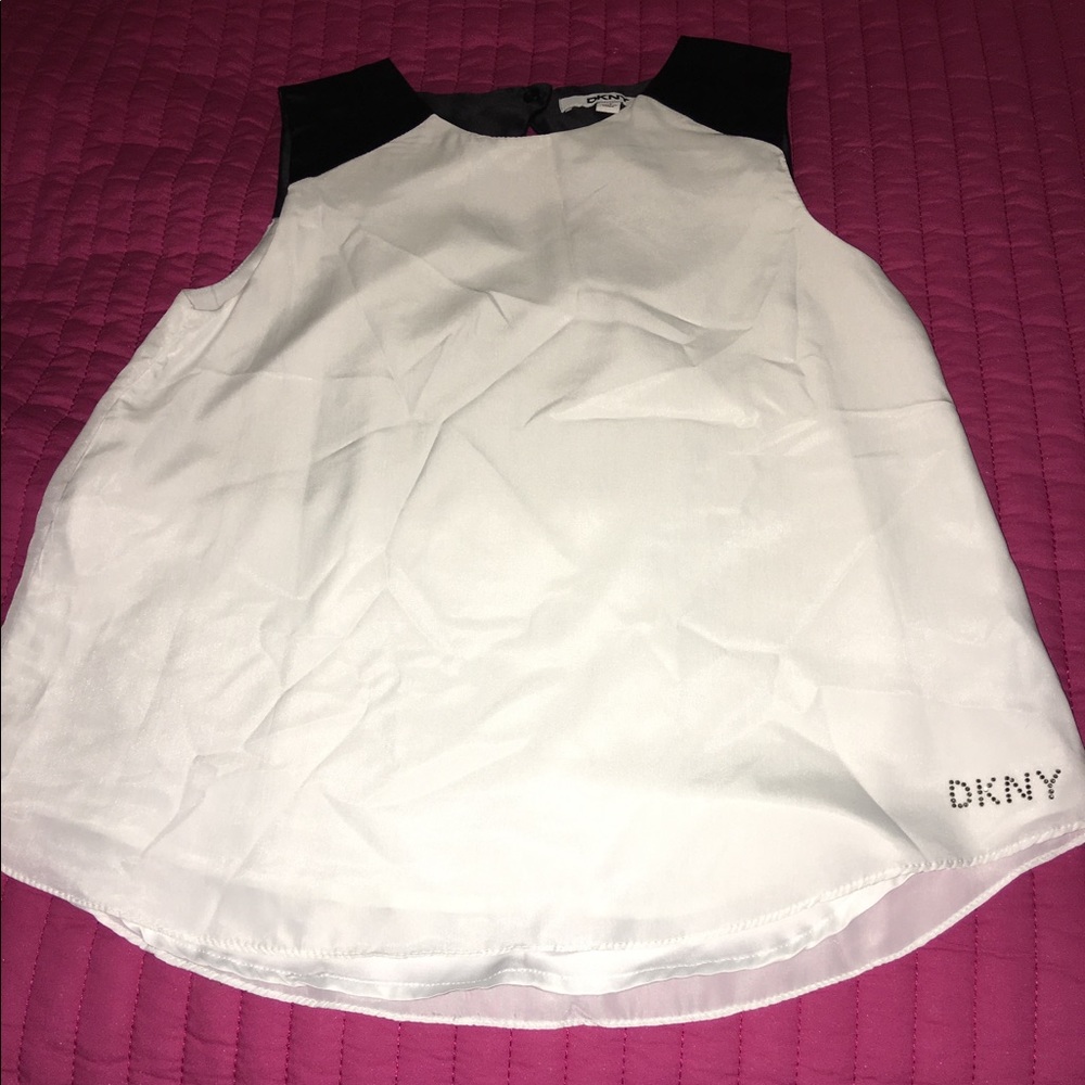 White DKNY Top