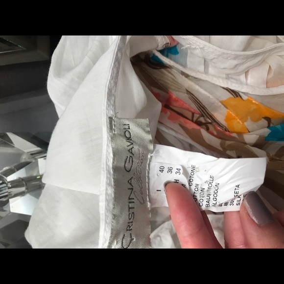 Summer sweet flirty floral tank Cristina Gavioli - Picture 3 of 3