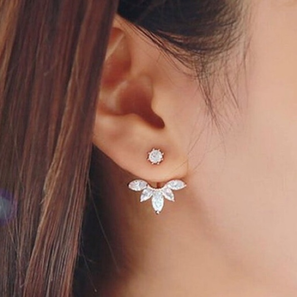 Beautiful jacket earrings