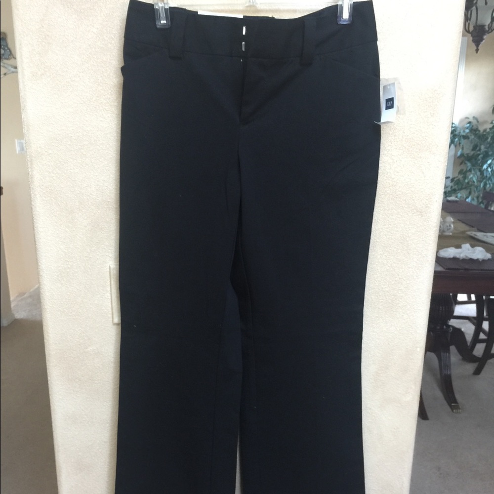 Black GAP flared slacks - NWT