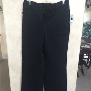 Black GAP flared slacks - NWT