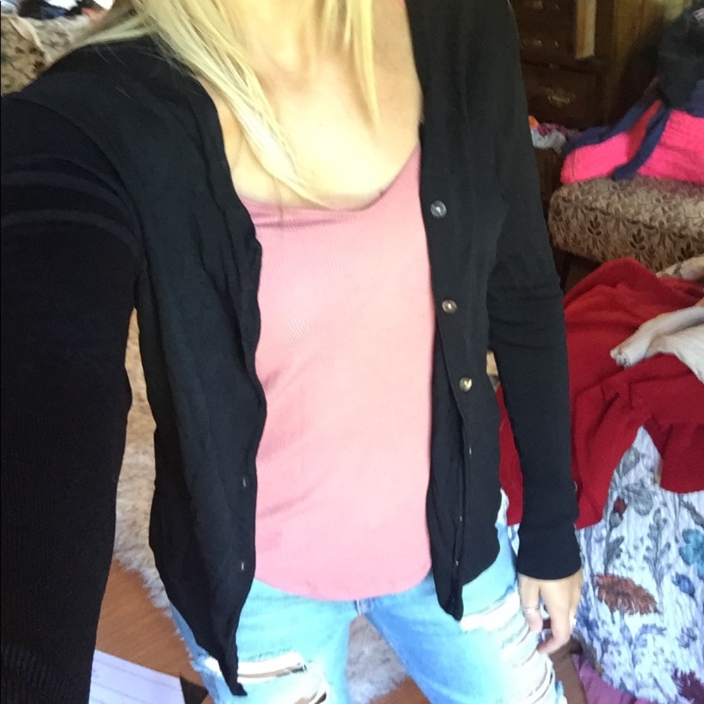 ✨any two items for $12 with ✨Black cardigan