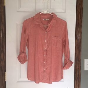 NWOT long sleeve chambray shirt - size small
