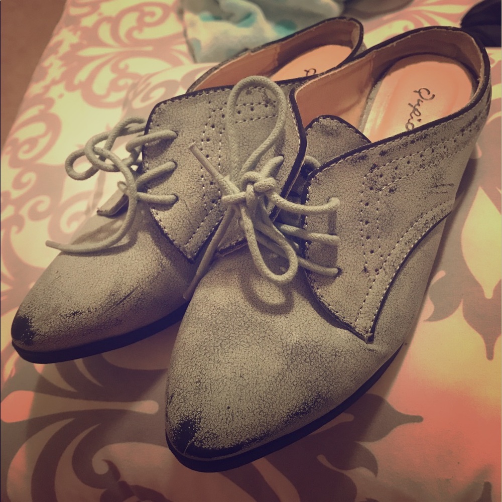 Modcloth slide on oxfords