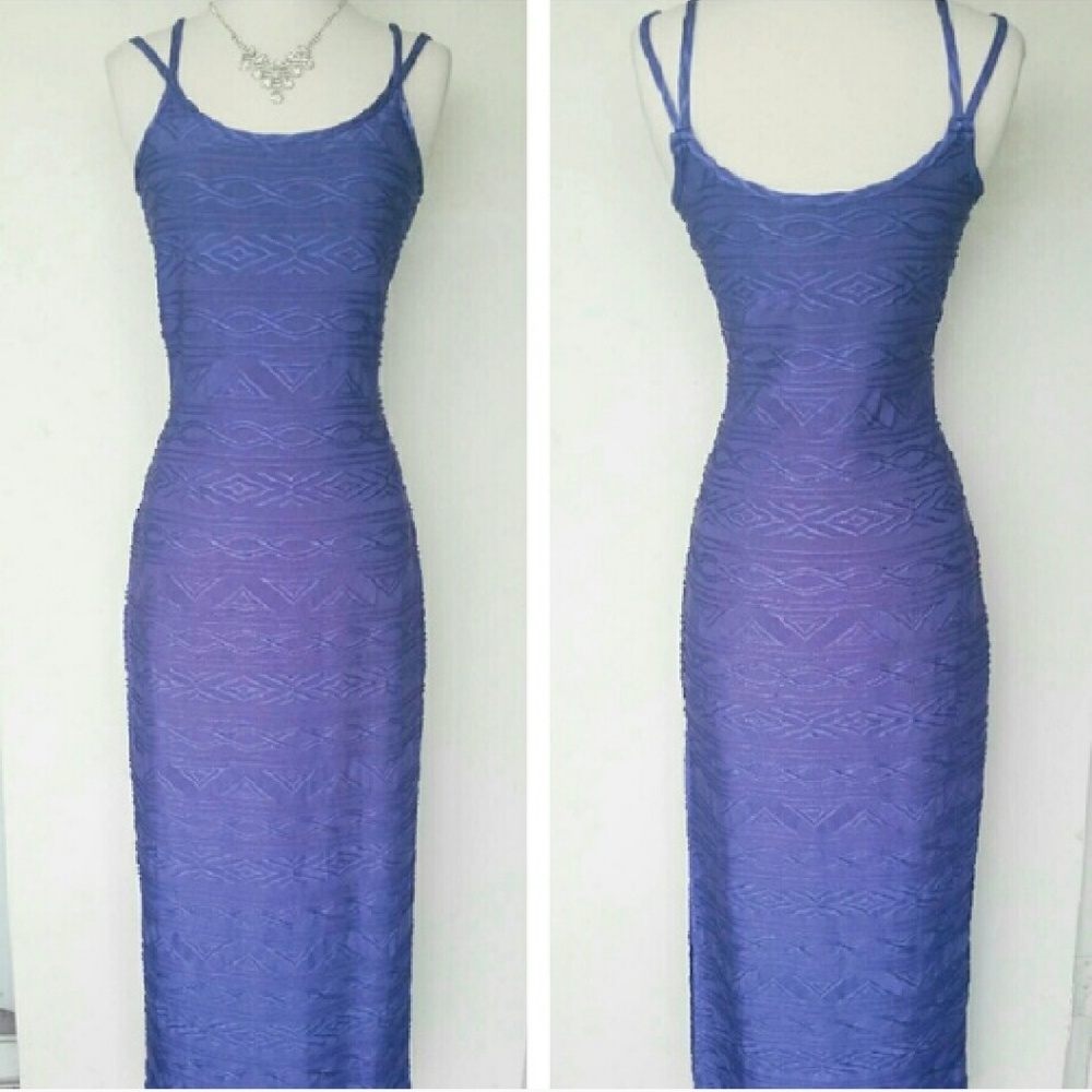 Purple tribal styled dress