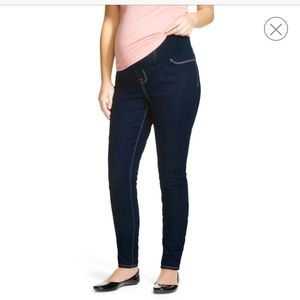 Liz Lange Dark Wash Maternity Jeggings