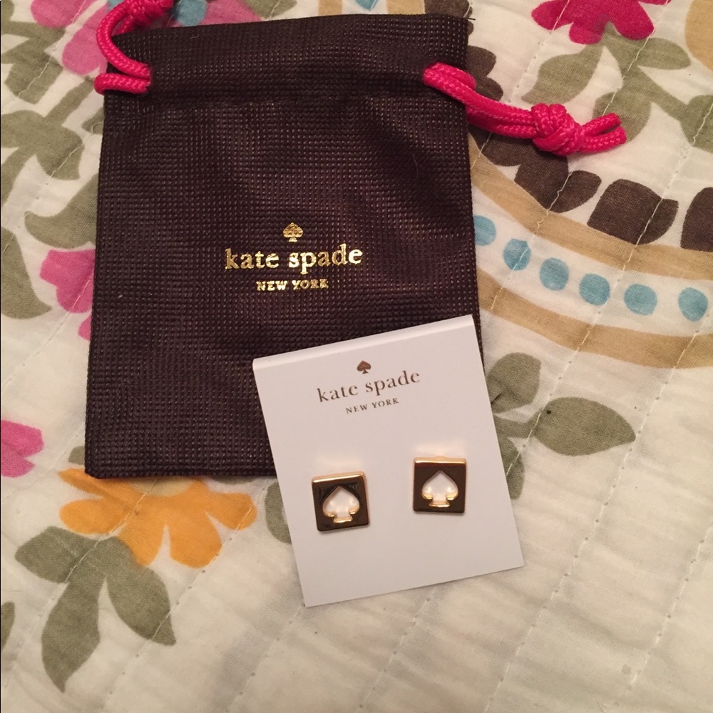 Kate Spade gold earrings