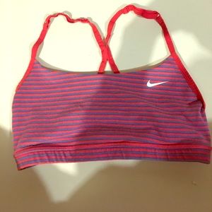 Reversible Nike striped sports bra