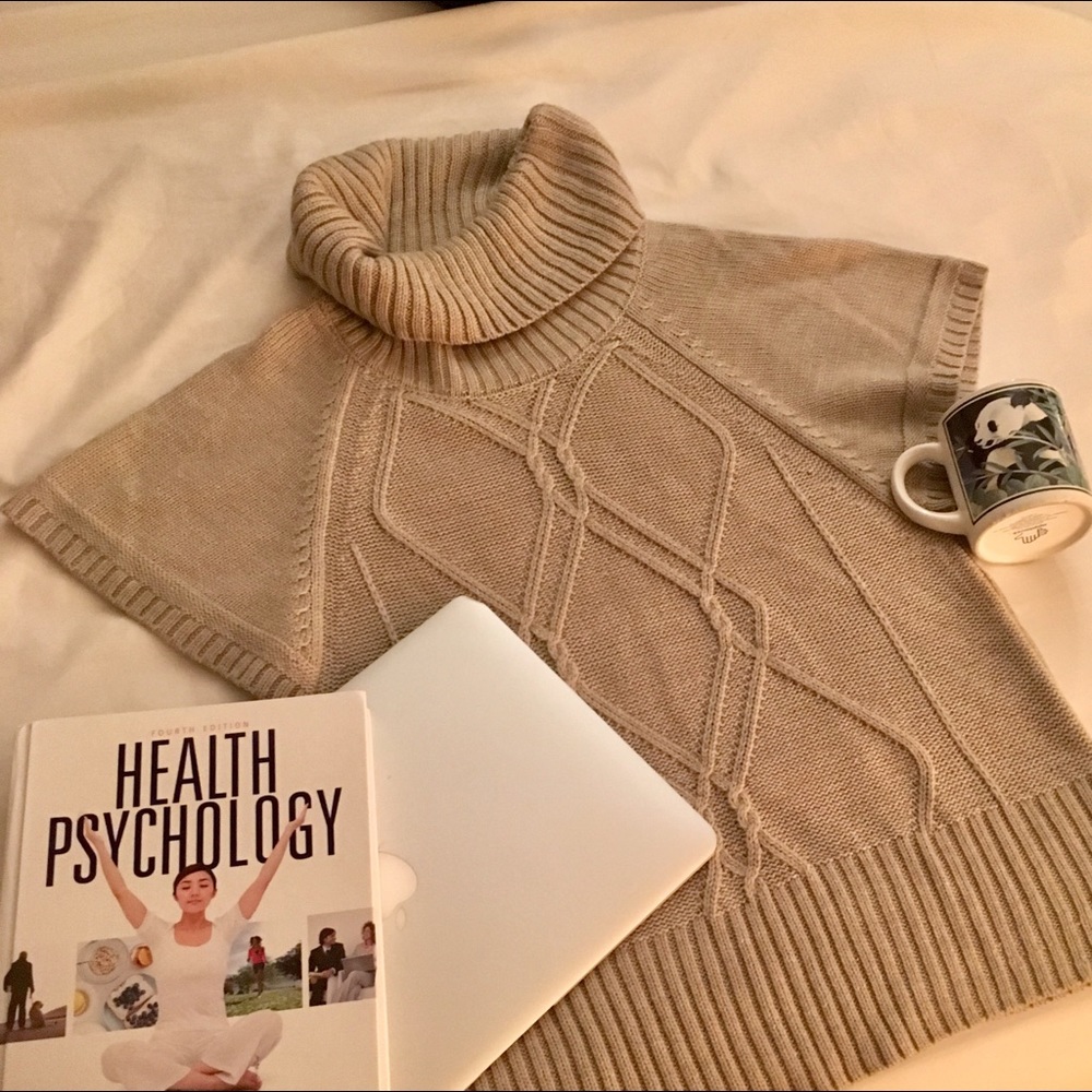 Drape Cawl Neck Petite Medium Sweater