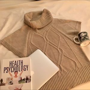 Drape Cawl Neck Petite Medium Sweater