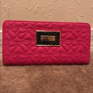 Betsey Johnson Large Checkbook Wallet