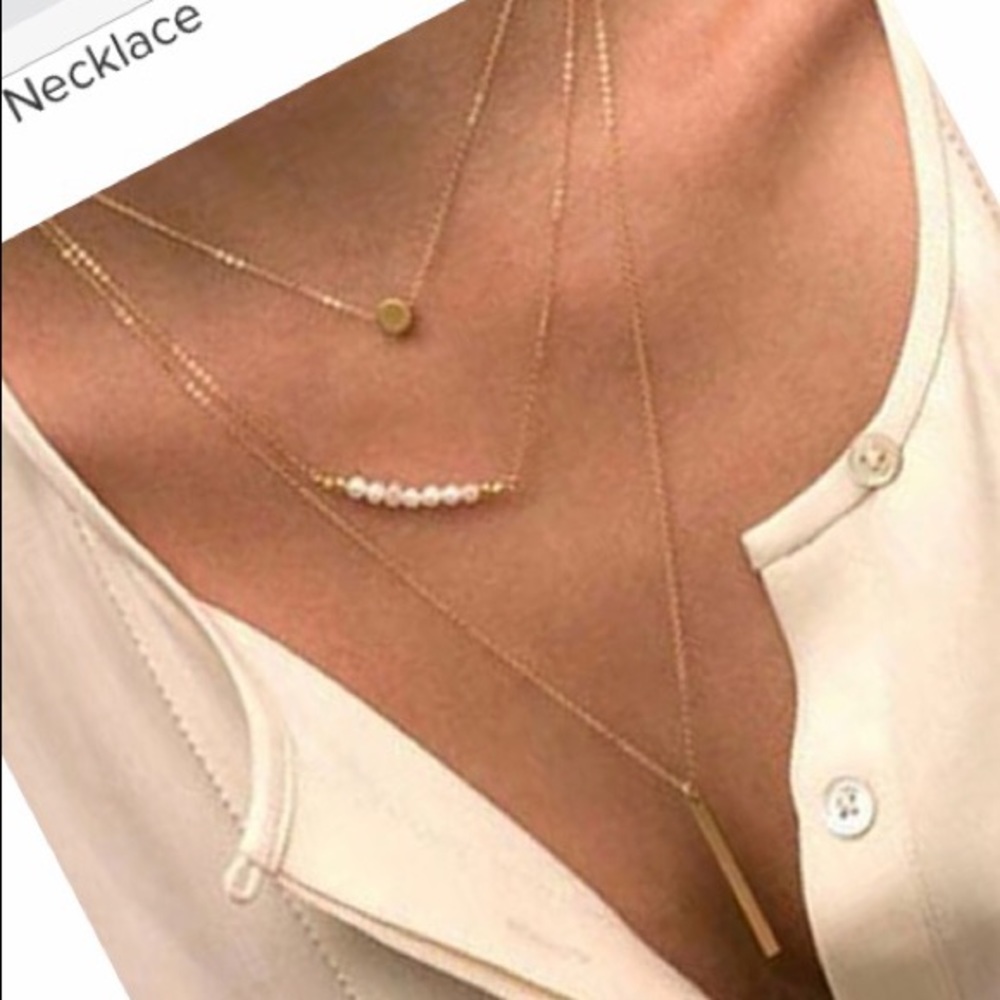 Triple layer necklace
