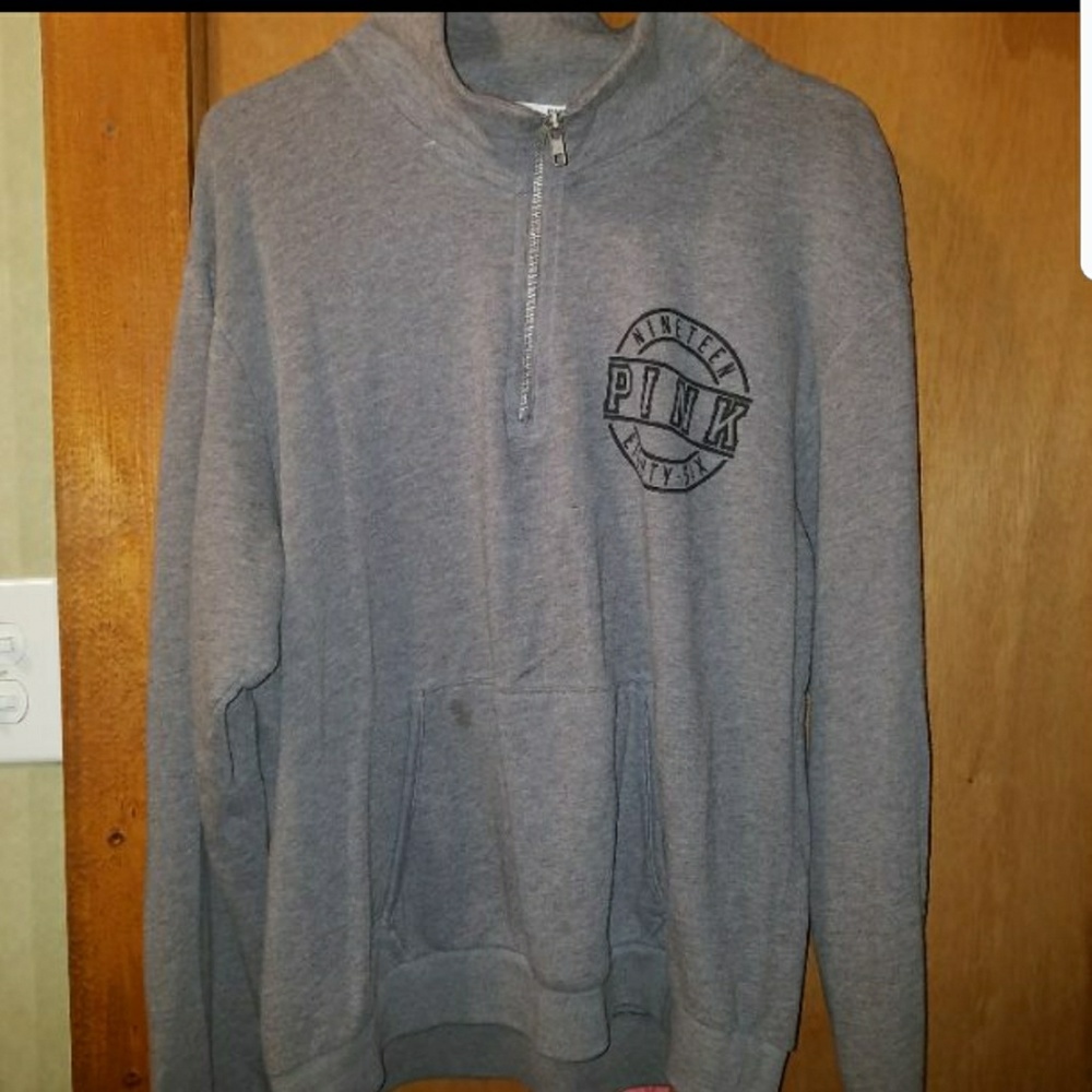 PINK quarter zip 🎉FLASH SALE🎉