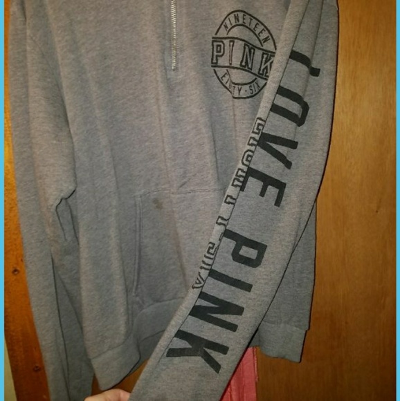 PINK quarter zip 🎉FLASH SALE🎉 - Picture 2 of 3