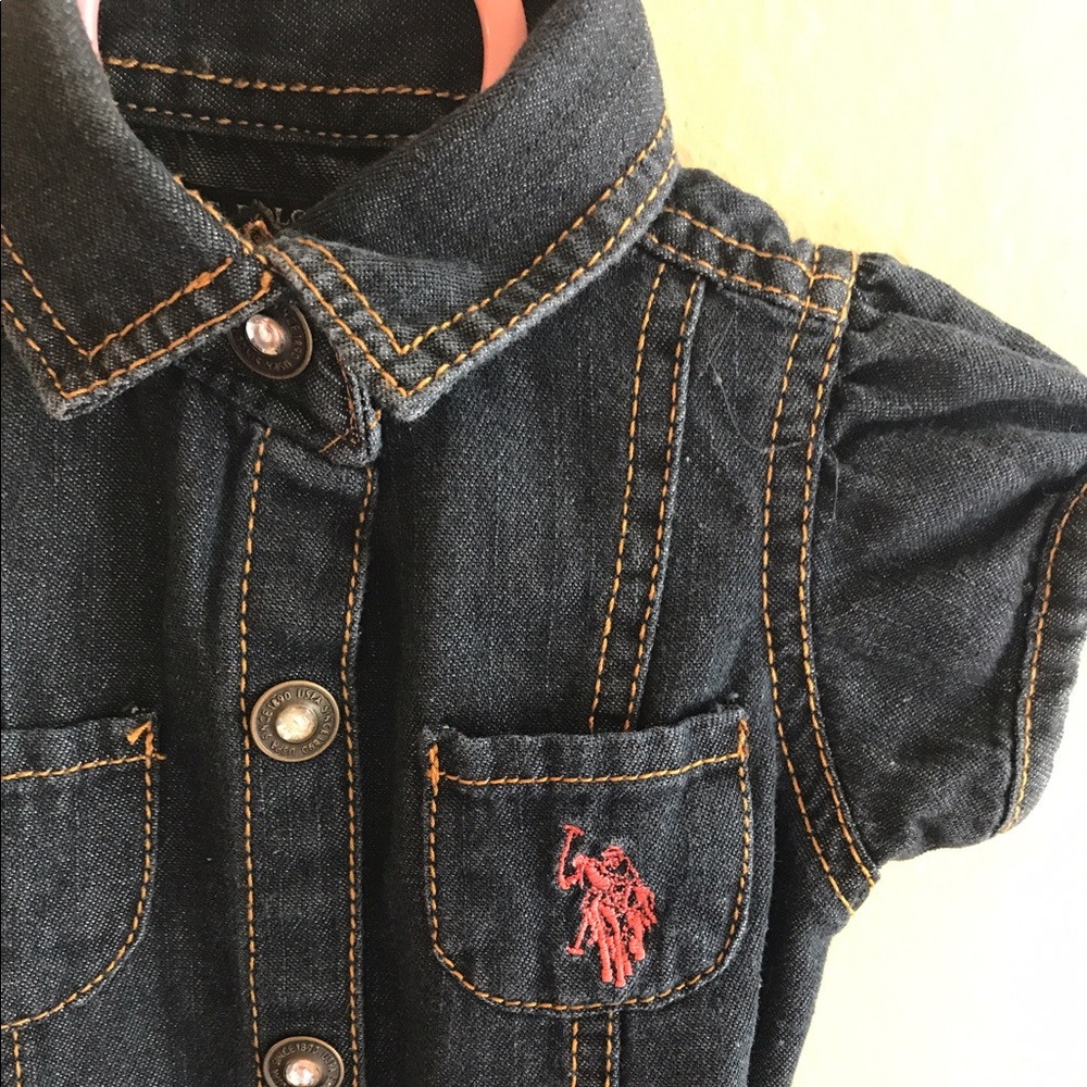 Polo denim dress.