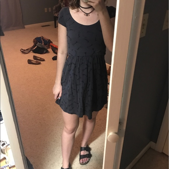dark grey Forever 21 dress - Picture 1 of 3