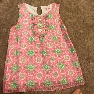 Lily Pulitzer geo print blouse