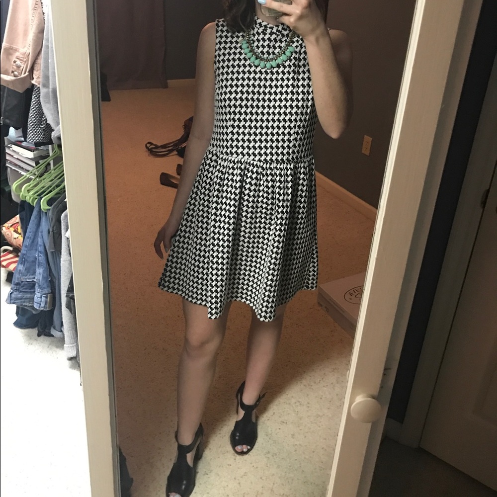 houndstooth dress