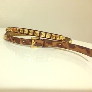 Michael Kors Gold Studded Belt 💥