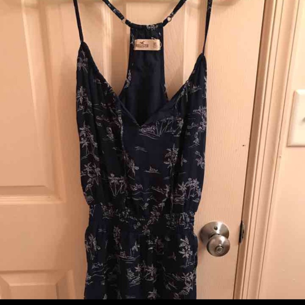 Hollister navy beach dress